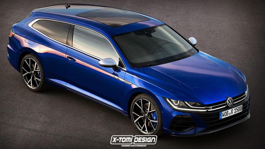 Volkswagen Arteon Shooting Brake R 3-Door by X-Tomi Design '2020